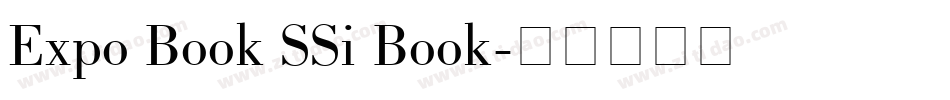 Expo Book SSi Book字体转换